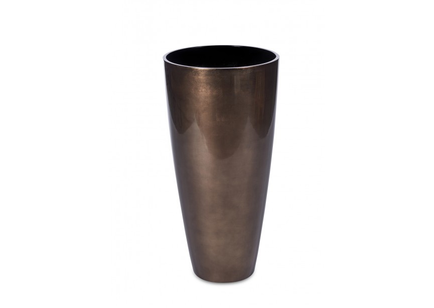 VITA VASE Ø50 H120 BRONZE